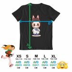 Fashion, accesorii si bijuterii - Copii - Imbracaminte copii - Tricouri copii - Tricou Copii Baieti Labubu Doctor Medic, negru, marime M Copii - Infinity.ro