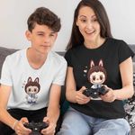 Fashion, accesorii si bijuterii - Copii - Imbracaminte copii - Tricouri copii - Tricou Copii Baieti Labubu Doctor Medic, negru, marime M Copii - Infinity.ro