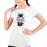 Fashion, accesorii si bijuterii - Copii - Imbracaminte copii - Tricouri copii - Tricou Copii Fete Labubu Banchet Absolvire Graduate, alb, marime XL Copii - Infinity.ro