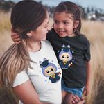 Fashion, accesorii si bijuterii - Copii - Imbracaminte copii - Tricouri copii - Tricou Copii Fete Labubu Banchet Absolvire Graduate, alb, marime XL Copii - Infinity.ro