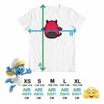 Fashion, accesorii si bijuterii - Copii - Imbracaminte copii - Tricouri copii - Tricou Copii Fete Squish mallows Diavol Horror CoolTrend, alb, marime S Copii - Infinity.ro