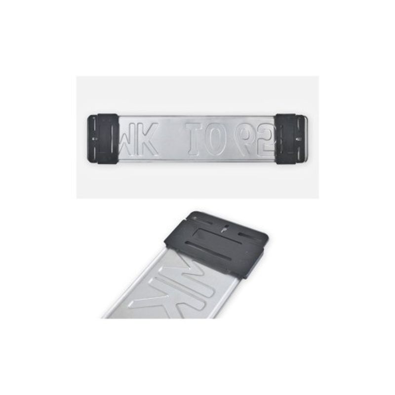Auto si Moto - Piese auto si accesorii - Caroserie - Ornamente exterior auto - Set suport numar inmatriculare auto Extra Slim Negru 4buc - Infinity.ro