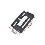 Auto si Moto - Piese auto si accesorii - Caroserie - Ornamente exterior auto - Set suport numar inmatriculare auto Extra Slim Negru 4buc - Infinity.ro
