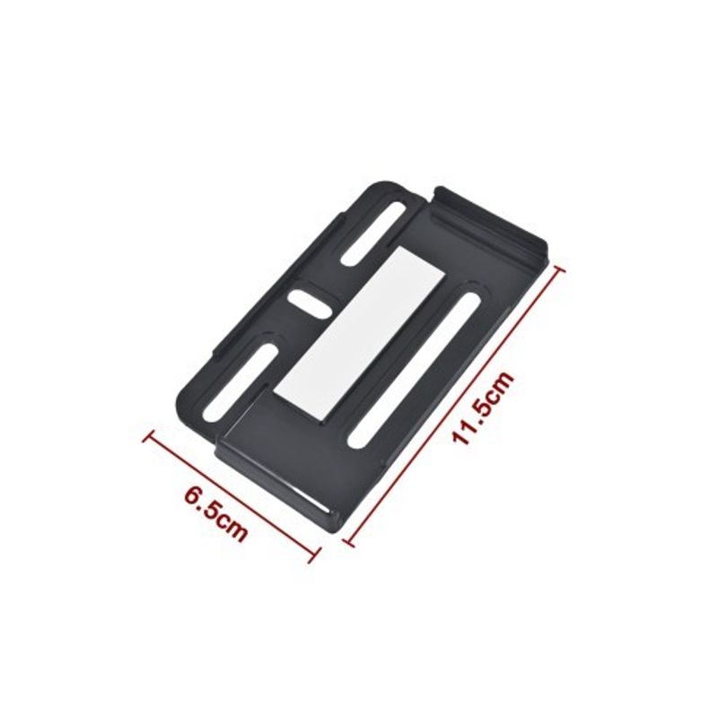 Auto si Moto - Piese auto si accesorii - Caroserie - Ornamente exterior auto - Set suport numar inmatriculare auto Extra Slim Negru 4buc - Infinity.ro