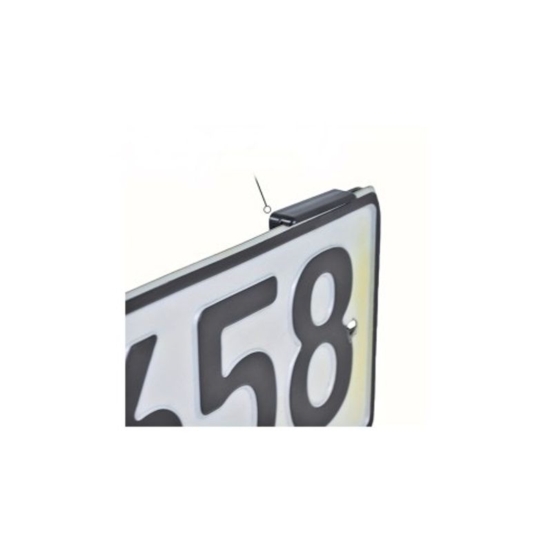 Auto si Moto - Piese auto si accesorii - Caroserie - Ornamente exterior auto - Set suport numar inmatriculare auto Extra Slim Negru 4buc - Infinity.ro