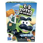 Jucarii, Copii si Bebe - Jucarii si jocuri - Jocuri si puzzle - Jocuri de societate - Joc de societate interactiv Goliath, 1, 2 Totul la Gunoi, camion de gunoi cu mecanism surpriza, 2-4 jucatori, 4 ani+ - Infinity.ro