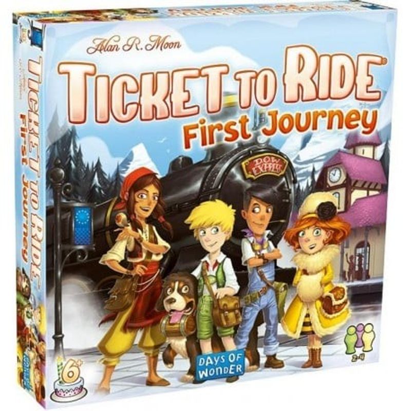 Jucarii, Copii si Bebe - Jucarii si jocuri - Jocuri si puzzle - Jocuri de societate - Joc de societate Ticket to Ride: Prima Calatorie (Europa), pentru copii si familie, 2-4 jucatori, varsta 6 ani+ - Infinity.ro