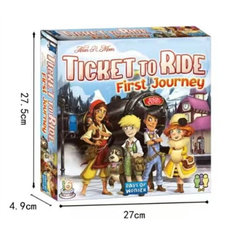 Jucarii, Copii si Bebe - Jucarii si jocuri - Jocuri si puzzle - Jocuri de societate - Joc de societate Ticket to Ride: Prima Calatorie (Europa), pentru copii si familie, 2-4 jucatori, varsta 6 ani+ - Infinity.ro