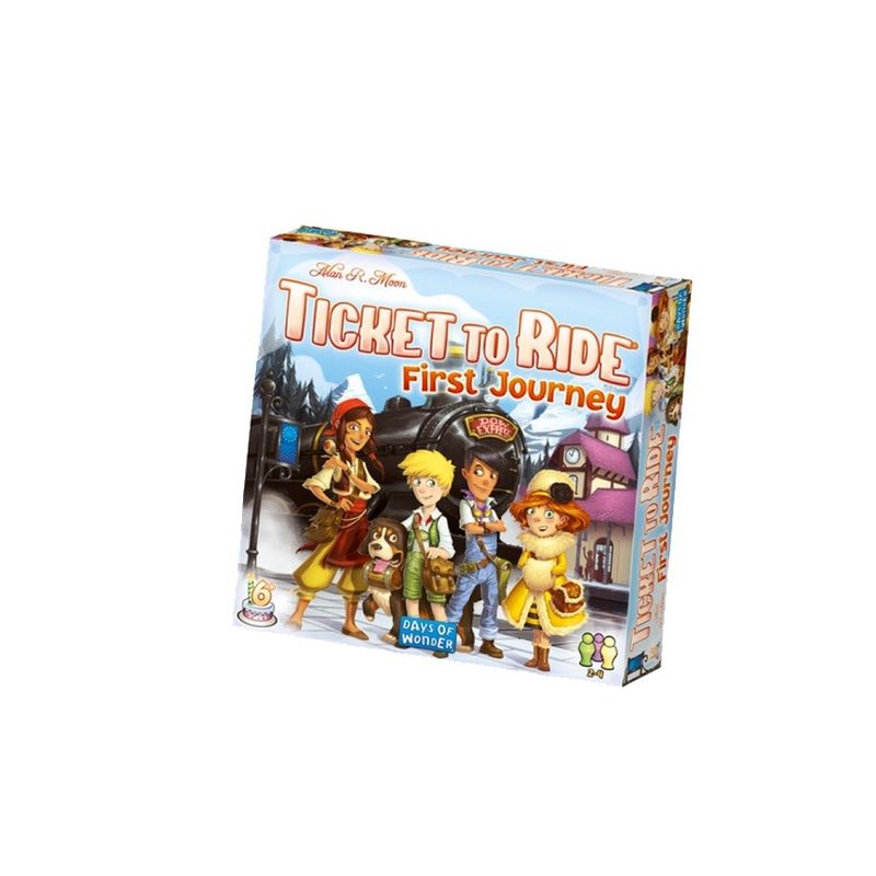 Jucarii, Copii si Bebe - Jucarii si jocuri - Jocuri si puzzle - Jocuri de societate - Joc de societate Ticket to Ride: Prima Calatorie (Europa), pentru copii si familie, 2-4 jucatori, varsta 6 ani+ - Infinity.ro