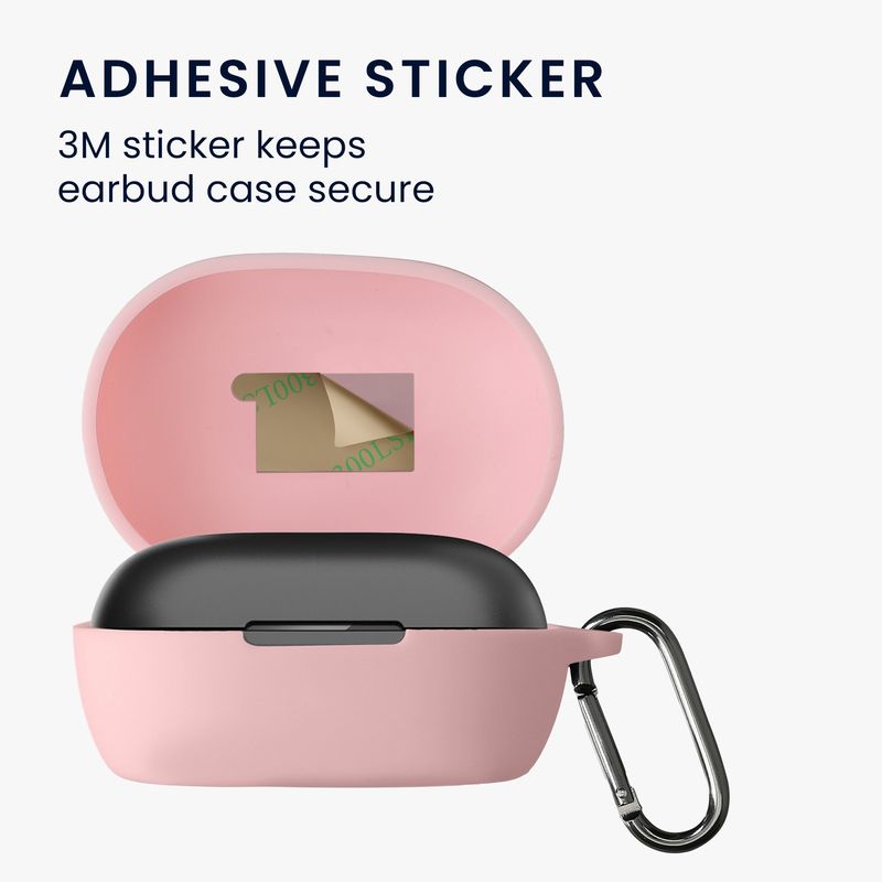 Laptop, Telefoane si Tablete - Wearables si gadgeturi - Wearables - Accesorii wearables - Husa casti Kwmobile pentru Bose QuietComfort Earbuds, protectie la zgarieturi, Silicon, roz - Infinity.ro
