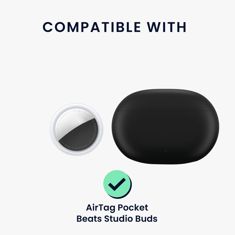Laptop, Telefoane si Tablete - Wearables si gadgeturi - Wearables - Accesorii wearables - Husa casti Kwmobile pentru Beats Studio Buds, protectie la zgarieturi, Silicon, negru - Infinity.ro