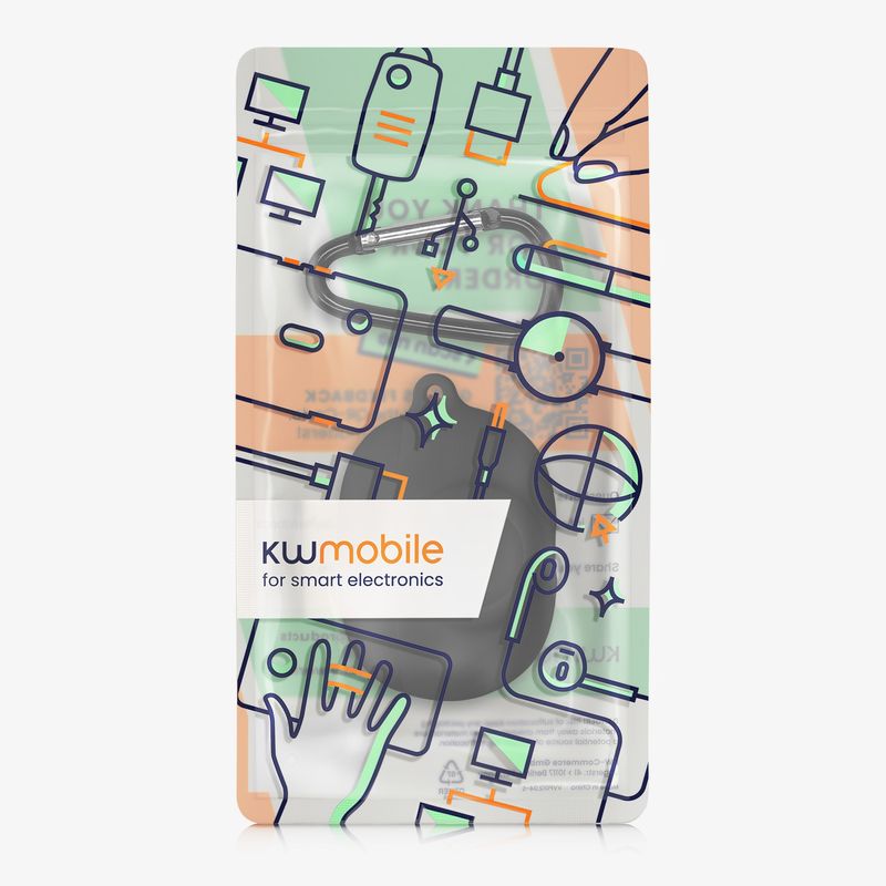 Laptop, Telefoane si Tablete - Wearables si gadgeturi - Wearables - Accesorii wearables - Husa casti Kwmobile pentru Beats Studio Buds, protectie la zgarieturi, Silicon, negru - Infinity.ro