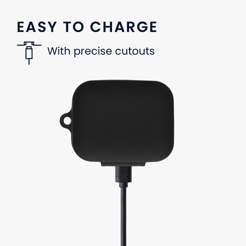 Laptop, Telefoane si Tablete - Wearables si gadgeturi - Wearables - Accesorii wearables - Husa casti Kwmobile pentru Realme Buds Air 7, protectie la zgarieturi, Silicon, negru - Infinity.ro