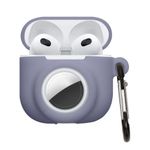 Laptop, Telefoane si Tablete - Wearables si gadgeturi - Wearables - Accesorii wearables - Husa casti Kwmobile pentru Apple AirPods 4, protectie la zgarieturi, Silicon, mov - Infinity.ro