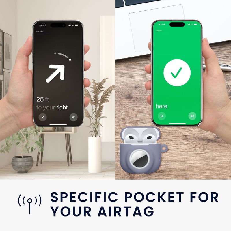 Laptop, Telefoane si Tablete - Wearables si gadgeturi - Wearables - Accesorii wearables - Husa casti Kwmobile pentru Apple AirPods 4, protectie la zgarieturi, Silicon, mov - Infinity.ro