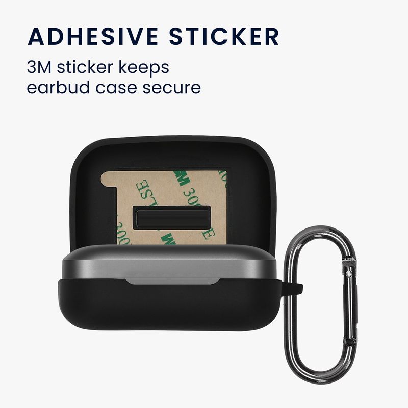 Laptop, Telefoane si Tablete - Wearables si gadgeturi - Wearables - Accesorii wearables - Husa casti Kwmobile pentru Realme Buds Air 7, protectie la zgarieturi, Silicon, negru - Infinity.ro