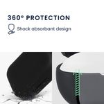 Laptop, Telefoane si Tablete - Wearables si gadgeturi - Wearables - Accesorii wearables - Husa casti Kwmobile pentru Realme Buds Air 7, protectie la zgarieturi, Silicon, negru - Infinity.ro