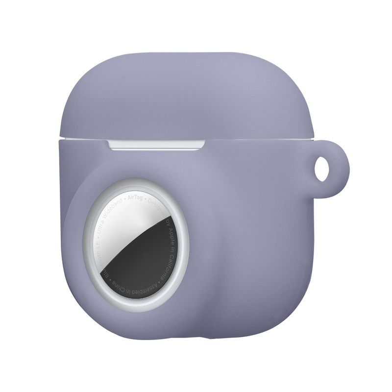 Laptop, Telefoane si Tablete - Wearables si gadgeturi - Wearables - Accesorii wearables - Husa casti Kwmobile pentru Apple AirPods 4, protectie la zgarieturi, Silicon, mov - Infinity.ro