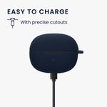 Laptop, Telefoane si Tablete - Wearables si gadgeturi - Wearables - Accesorii wearables - Husa casti Kwmobile pentru Shokz OpenDots ONE, protectie la zgarieturi, Silicon, albastru - Infinity.ro