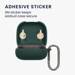 Laptop, Telefoane si Tablete - Wearables si gadgeturi - Wearables - Accesorii wearables - Husa casti Kwmobile pentru Anker Soundcore Liberty Buds, protectie la zgarieturi, Silicon, verde - Infinity.ro