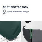 Laptop, Telefoane si Tablete - Wearables si gadgeturi - Wearables - Accesorii wearables - Husa casti Kwmobile pentru Anker Soundcore Liberty Buds, protectie la zgarieturi, Silicon, verde - Infinity.ro