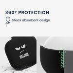 Laptop, Telefoane si Tablete - Wearables si gadgeturi - Wearables - Accesorii wearables - Husa casti Kwmobile pentru Anker Soundcore P31i, Soundcore R60iNC, protectie la zgarieturi, Silicon, alb, negru - Infinity.ro