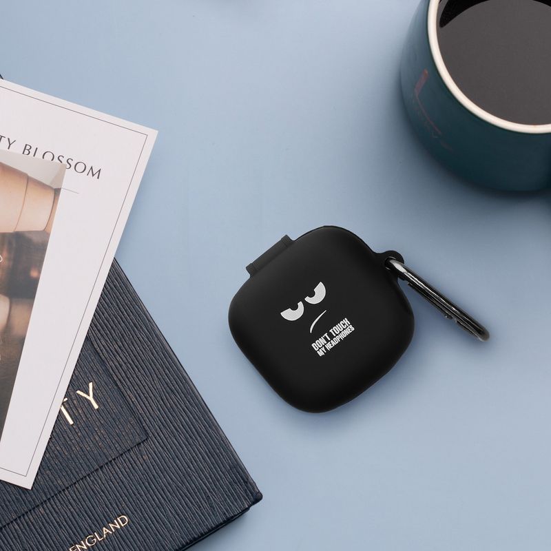 Laptop, Telefoane si Tablete - Wearables si gadgeturi - Wearables - Accesorii wearables - Husa casti Kwmobile pentru Anker Soundcore P31i, Soundcore R60iNC, protectie la zgarieturi, Silicon, alb, negru - Infinity.ro