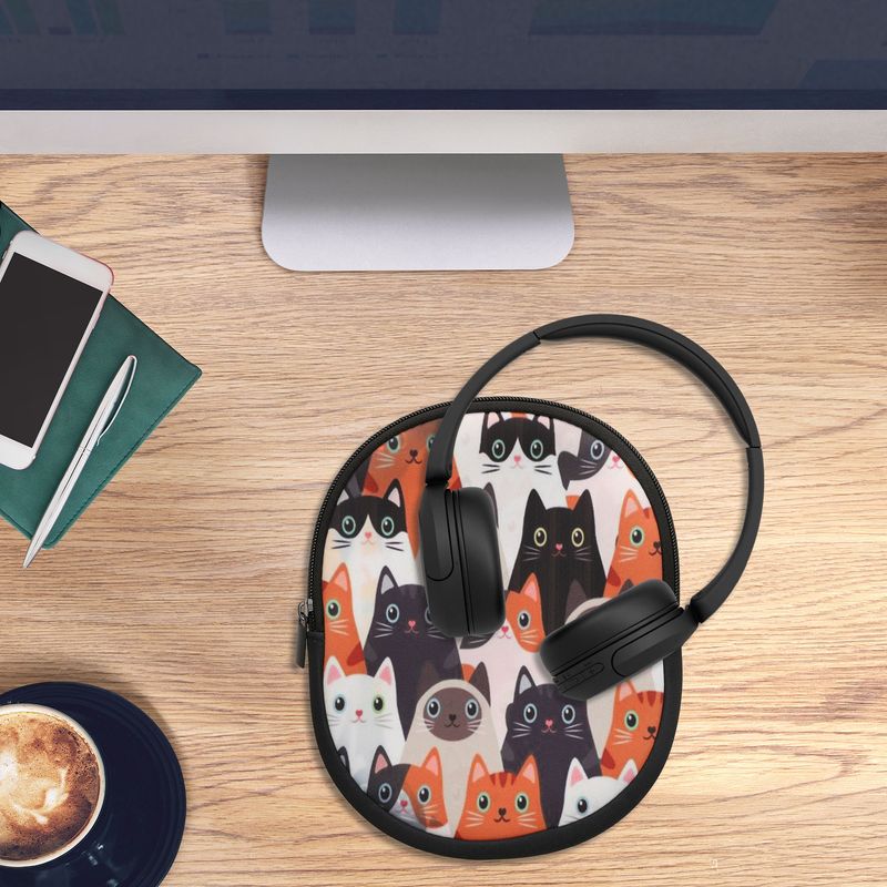 Laptop, Telefoane si Tablete - Wearables si gadgeturi - Wearables - Accesorii wearables - Husa casti Kwmobile pentru Sony WH-CH520, WH-CH510, MDR-ZX110, antizgarieturi, antipraf, Neopren, multicolor - Infinity.ro