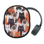 Laptop, Telefoane si Tablete - Wearables si gadgeturi - Wearables - Accesorii wearables - Husa casti Kwmobile pentru Sony WH-CH520, WH-CH510, MDR-ZX110, antizgarieturi, antipraf, Neopren, multicolor - Infinity.ro