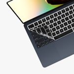 Laptop, Telefoane si Tablete - Laptopuri si accesorii - Piese laptop - Folii protectie si autocolante laptop - Folie tastatura laptop Kwmobile pentru Apple MacBook Air 13.6 M4 2025 (A3240), antizgarieturi, antipraf, silicon, negru - Infinity.ro