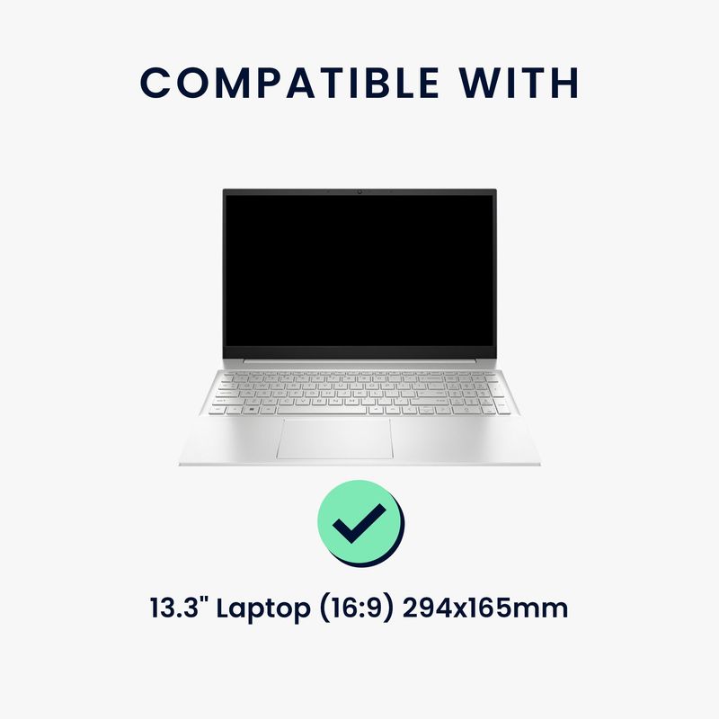 Laptop, Telefoane si Tablete - Laptopuri si accesorii - Piese laptop - Folii protectie si autocolante laptop - Folie universala de protectie Kwmobile, aplicare usoara, filtru de confidentialitate, PET, negru - Infinity.ro
