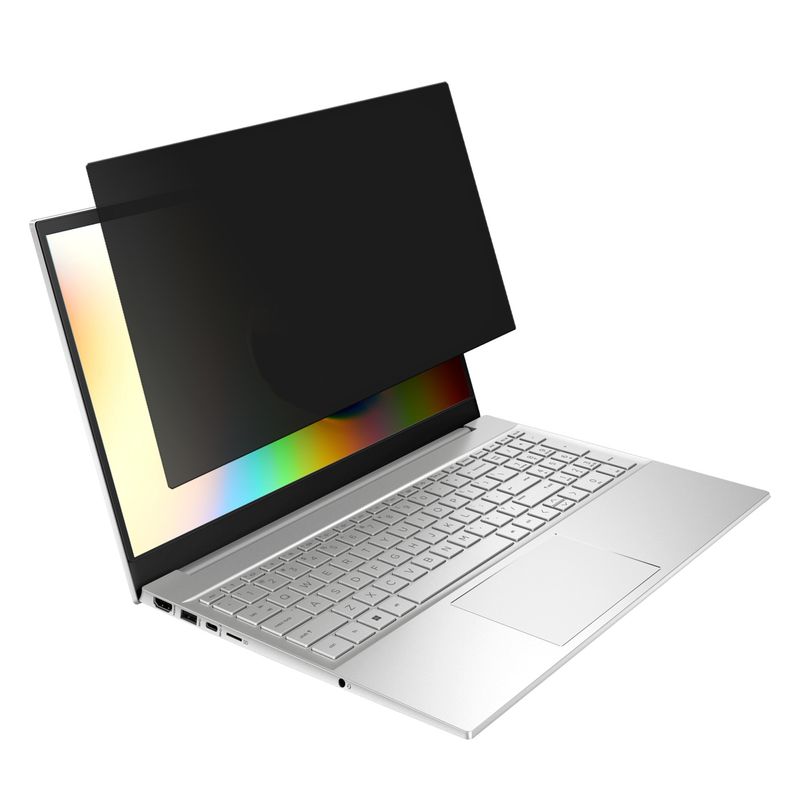 Laptop, Telefoane si Tablete - Laptopuri si accesorii - Piese laptop - Folii protectie si autocolante laptop - Folie universala de protectie Kwmobile, aplicare usoara, filtru de confidentialitate, PET, negru - Infinity.ro