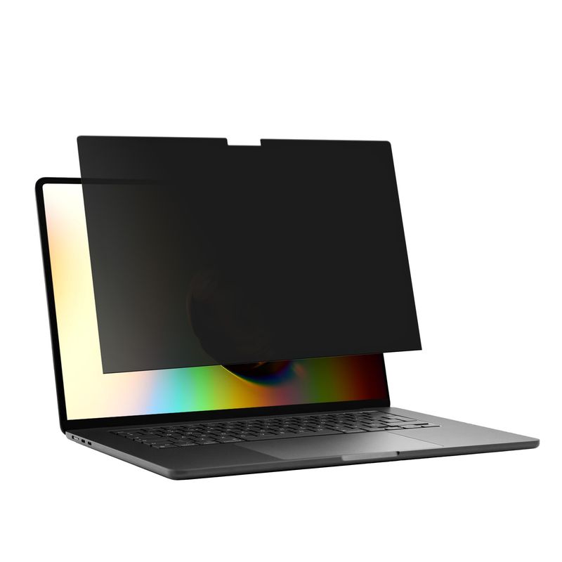 Laptop, Telefoane si Tablete - Laptopuri si accesorii - Piese laptop - Folii protectie si autocolante laptop - Folie de protectie Kwmobile pentru Apple MacBook Air 13.6 M2 (A2681) Touch ID model, aplicare usoara, PET, negru - Infinity.ro