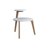 Casa si Gradina - Mobilier - Mese si birouri - Masute de cafea - Masa laterala Rego, Alb, 50 x 62 cm - Infinity.ro