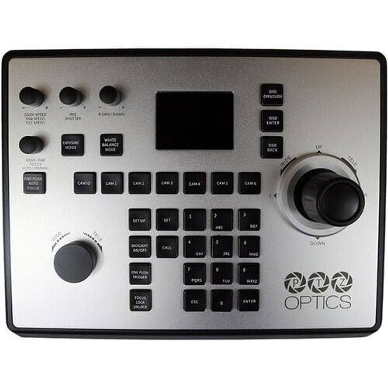 PC, gaming si accesorii - Periferice PC - Periferice Diverse - Controller Joystick serial/IP PTZOptics PT-JOY-G4, pentru camere PTZ, 255 presetari prin IP, 2.02 kg - Infinity.ro