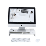 PC, gaming si accesorii - Desktop PC & monitoare - Accesorii monitoare - Suport monitor/laptop alb din ABS, 49 x 10 x 20, 4 cm, cu 5 compartimente - Infinity.ro