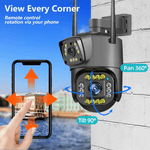 Casa si Gradina - Electrice - Smart Home - Camere de supraveghere - Camera de Supraveghere 4G Dual-Lens 360 cu Comunicare Bidirectionala - Infinity.ro