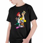 Fashion, accesorii si bijuterii - Copii - Imbracaminte copii - Tricouri copii - Tricou Copii Baieti Laborator Dexter Familie, negru, marime XL Copii - Infinity.ro