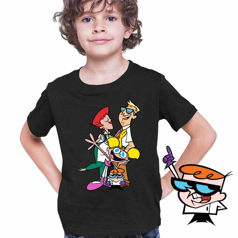 Fashion, accesorii si bijuterii - Copii - Imbracaminte copii - Tricouri copii - Tricou Copii Baieti Laborator Dexter Familie, negru, marime XL Copii - Infinity.ro