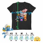 Fashion, accesorii si bijuterii - Copii - Imbracaminte copii - Tricouri copii - Tricou Copii Baieti Gumball Stitch Sonic Winnie CoolTrend, negru, marime M Copii - Infinity.ro