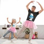 Fashion, accesorii si bijuterii - Copii - Imbracaminte copii - Tricouri copii - Tricou Copii Fete Strumfii Doctor Medic CoolTrend, negru, marime S Copii - Infinity.ro
