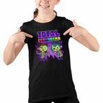 Fashion, accesorii si bijuterii - Copii - Imbracaminte copii - Tricouri copii - Tricou Copii Fete Gradinita Dramei Totale Horror Halloween CoolTrend, negru, marime M Copii - Infinity.ro