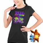 Fashion, accesorii si bijuterii - Copii - Imbracaminte copii - Tricouri copii - Tricou Copii Fete Gradinita Dramei Totale Horror Halloween CoolTrend, negru, marime M Copii - Infinity.ro
