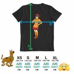 Fashion, accesorii si bijuterii - Copii - Imbracaminte copii - Tricouri copii - Tricou Copii Baieti Scooby-Doo Velma Dinkley, negru, marime XL Copii - Infinity.ro