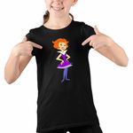 Fashion, accesorii si bijuterii - Copii - Imbracaminte copii - Tricouri copii - Tricou Copii Fete Familia Jetson Jane Mama Desene SF, negru, marime L Copii - Infinity.ro
