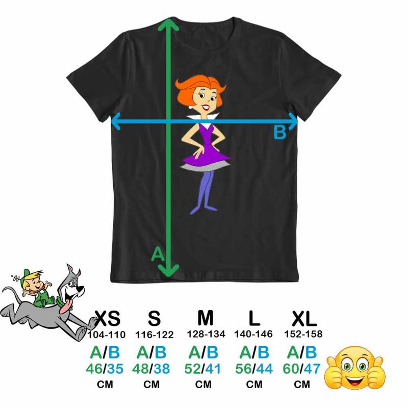 Fashion, accesorii si bijuterii - Copii - Imbracaminte copii - Tricouri copii - Tricou Copii Fete Familia Jetson Jane Mama Desene SF, negru, marime L Copii - Infinity.ro