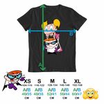 Fashion, accesorii si bijuterii - Copii - Imbracaminte copii - Tricouri copii - Tricou Copii Fete Loborator Dexter Sora Enervanta Dee Dee, negru, marime XL Copii - Infinity.ro