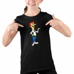 Fashion, accesorii si bijuterii - Copii - Imbracaminte copii - Tricouri copii - Tricou Copii Fete Familia Jetson George Viitor Tata, negru, marime XL Copii - Infinity.ro