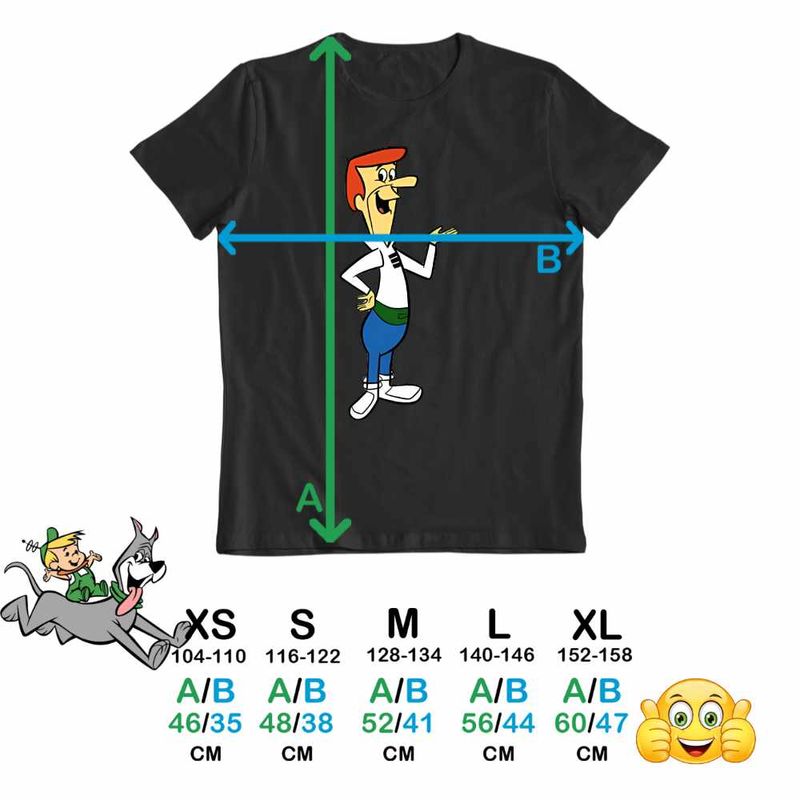 Fashion, accesorii si bijuterii - Copii - Imbracaminte copii - Tricouri copii - Tricou Copii Fete Familia Jetson George Viitor Tata, negru, marime XL Copii - Infinity.ro