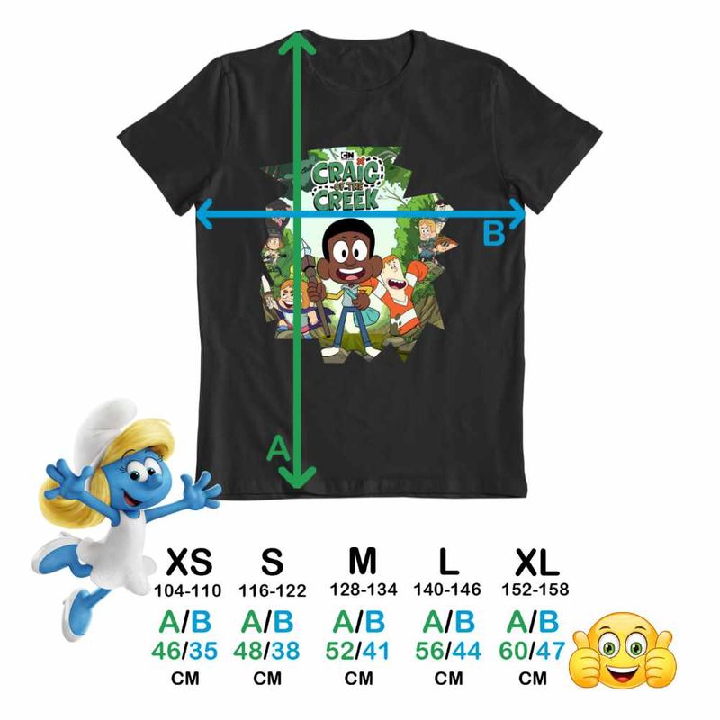 Fashion, accesorii si bijuterii - Copii - Imbracaminte copii - Tricouri copii - Tricou Copii Baieti Craig of the Creek Cercetasi CoolTrend, negru, marime S Copii - Infinity.ro